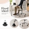 Replacement Office Chair Caster Wheel Stem Type Fixed Caster for Swivel Desk Chair Durable Furniture Part