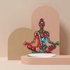 2D/Flache Yoga-Frau DIY Tischplatten-Diamantmalerei-Ornament-Kits 5D DIY Diamantkunst Tischplatten-Dekorationen Schlafzimmer-Tischdekoration