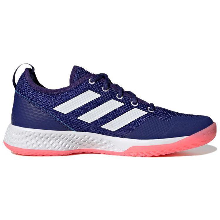 Adidas Court Flash Fabric Casual Low-Top Tennis Shoes Women Sneakers Purple GZ0707