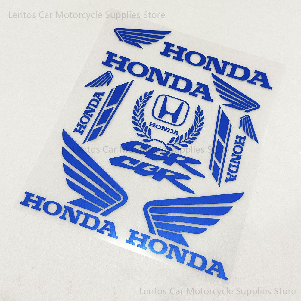 AAADL1 New Motorcycle Side Strip Wings Sticker Car Styling Vinyl Decal for Honda Motorcycle Sticker Reflective Stickers Car Decoration