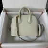 Nouveau sac à bandoulière en cuir de vachette première couche motif mouton français mini coque en cuir sac à main sac bowling