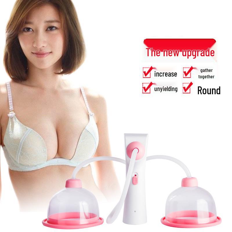 Electric Vibration Heated Breast Massager for Home Breast Care and Enhancement