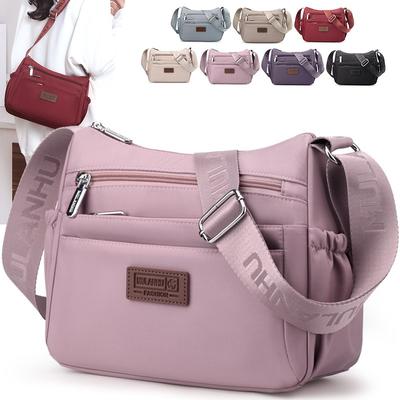 Nylon Messenger Bag Women's New Trendy New Bag Lightweight Small Satchel Underarm Bag Versatile Class Shoulder Bag