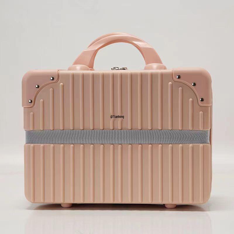 14-Inch Women's Portable Lockable Makeup and Nail Art Tool Case