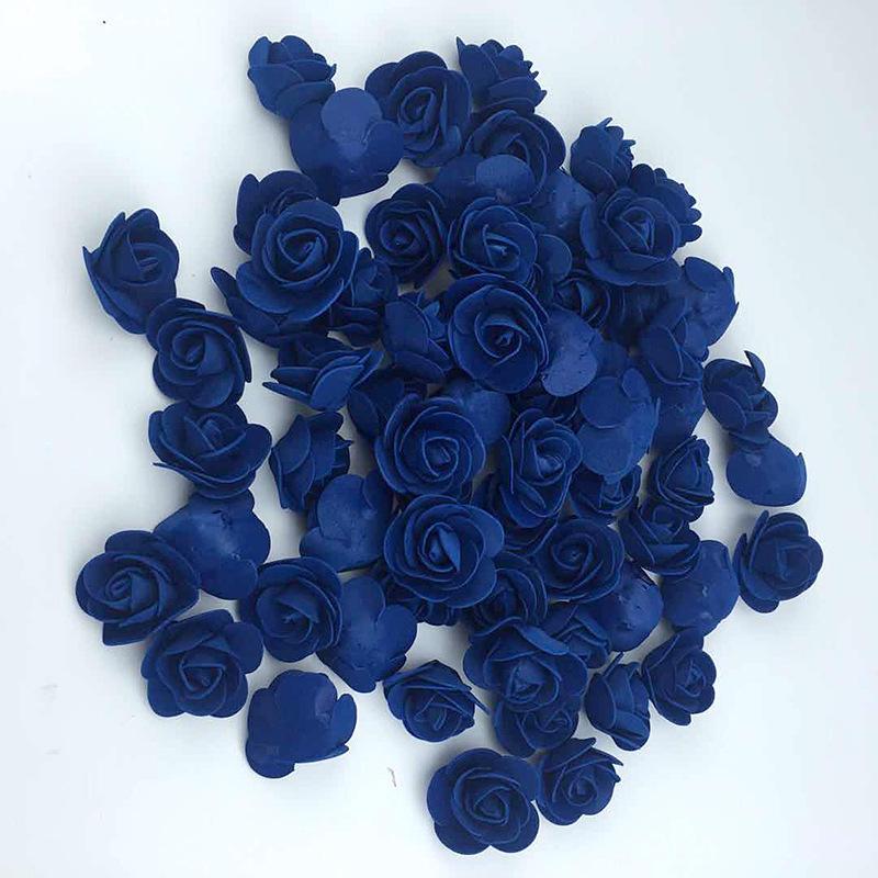 Uflower 100Pcs Artificial Foam Rose Flowers Head PE Fake Flower for Wedding Party Home Dceor DIY Bear Rose Valentines Day Gifts