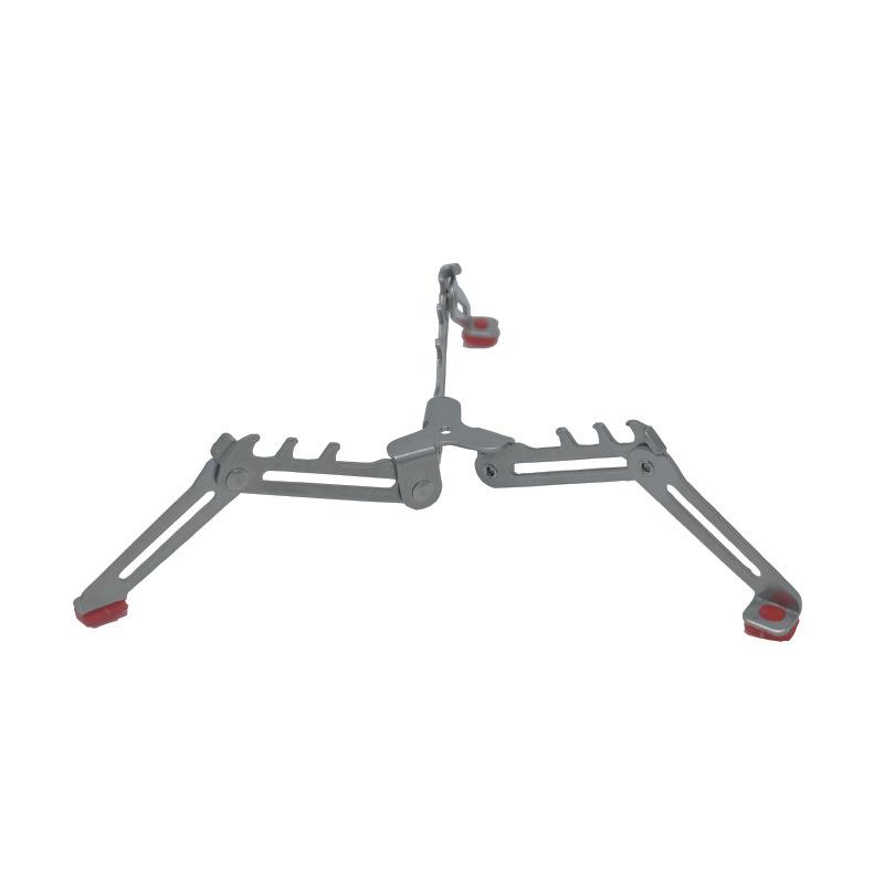 Stainless Steel Folding Gas Can Stand - Outdoor Stabilizer & Camping Accessory