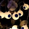 Halloween LED Ghost Eyeball String Lights, Battery & USB Operated, Perfect for Bar, Party, or Haunted House Decor