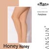 Anxing 'Man' 1D Velvet Lycra High-Waist Pantyhose