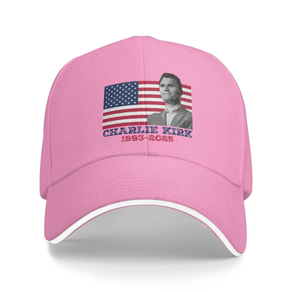Charlie Kirk 19932025 Sun Baseball Cap Summer Men Women  Custom DIY Trucker Hat Dropshipping y2k Cool Outdoor Gym Baseball Caps