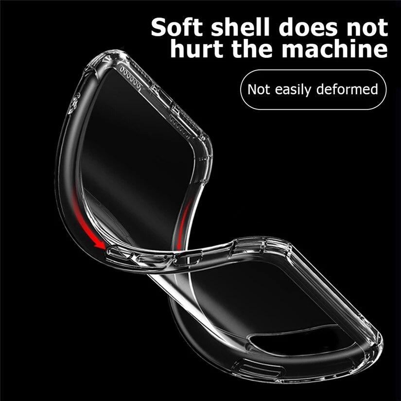 Nárazuvzdorné Průhledné Pouzdro Pro Samsung S24 Ultra S23 Fe S22 plus A15 A25 A35 A55 A14 A24 A34 A54 A13 A23 A33 /iphone/REdmi/huawei/Silikonový TPU Kryt