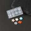 Set of 2 Flower Small Art Accessories Mold Nail Designing Moulds Nail Embellishment Molds for Delicate Manicure Designs