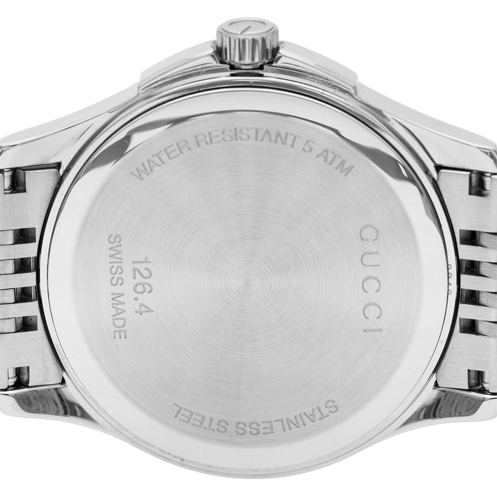 Gucci G Timeless Wristwatch 38MM Quartz Stainless Steel Sapphire Glass Water Resistant Men's Silver Solid Box Not Included