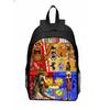 Al Italian Brainrot Pattern Backpack Breathable Student Schoolbag Gift Casual