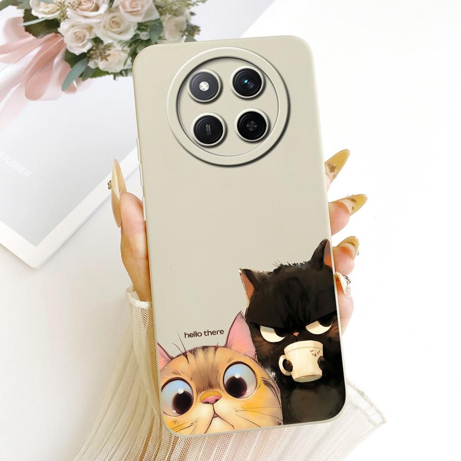 Case For Honor Magic 7 Lite Magic7 Lite 5G Phone Cases Cute Cartoon Painted Matte Silicone Soft Cover For Honor X9c Smart Fundas