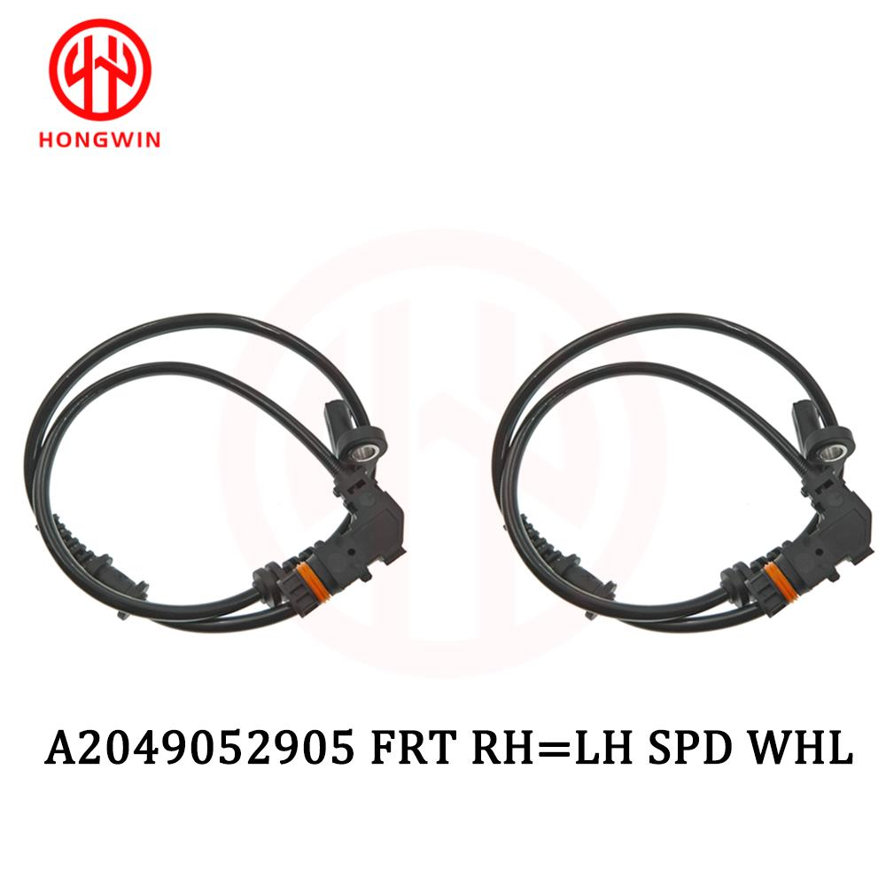 Front Rear Left Right Wheel Speed ABS Sensor OEM A2045400317 A2049057702 A2049052905 2049057702 For Mercedes Benz W204 C204 S204 2pcs Front