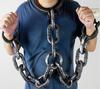 Halloween Plastic Simulation Chain Prisoner Decoration Haunted House Props