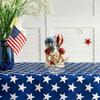 Eagle Tabletop Ornament, 360° Spinning Patriotic Acrylic Display with American Flag & Stars, High-Definition July 4th Independence Day Decor for
