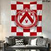 Kortrijk Wall Hanging Printed Fabric Blanket Decorative Tapestries for Bedroom Living Room Home Decor
