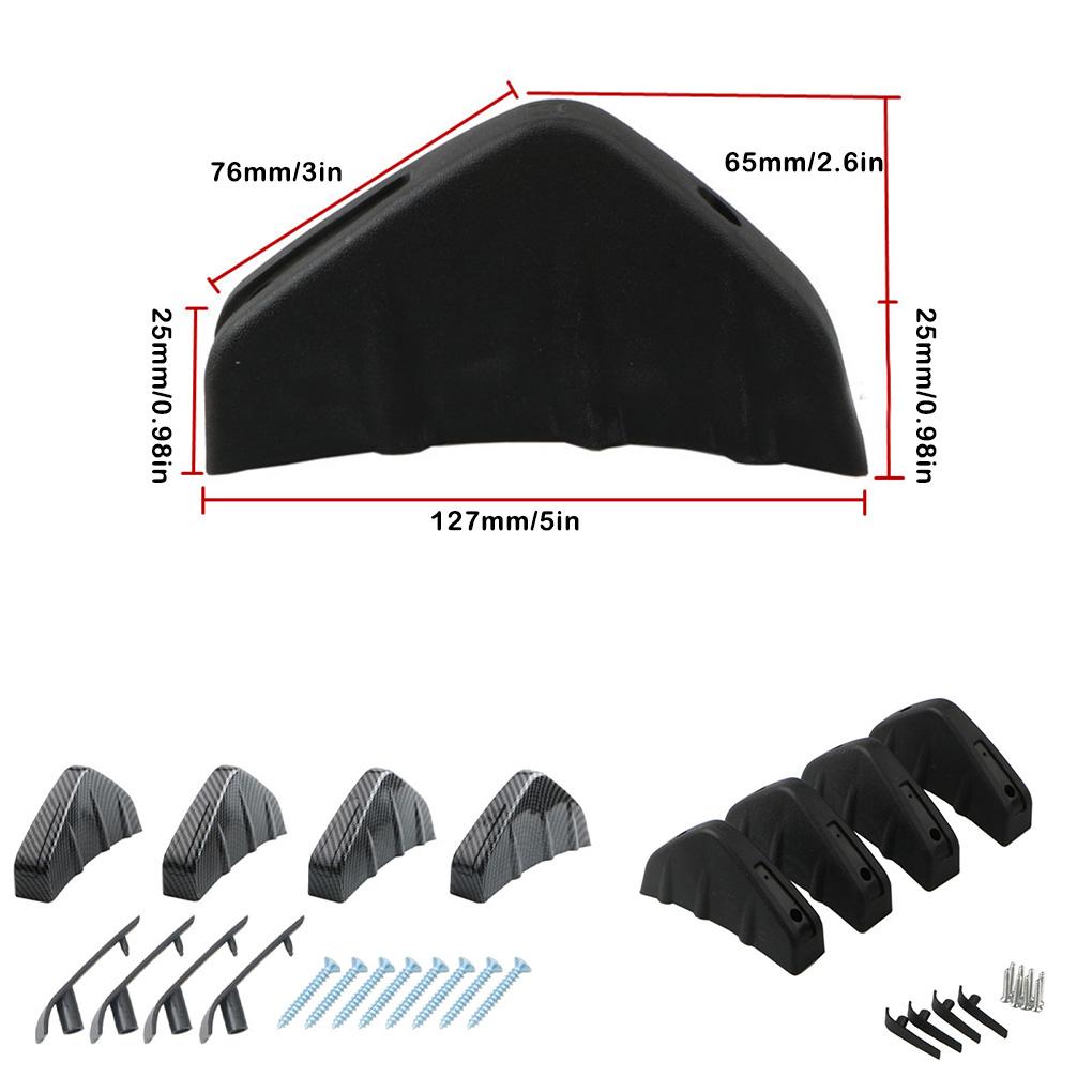 Difuzoare universale pentru bara spate pentru mașină Spoilere de schimb pentru vehicule Accesorii de decorare modificate pentru autovehicule