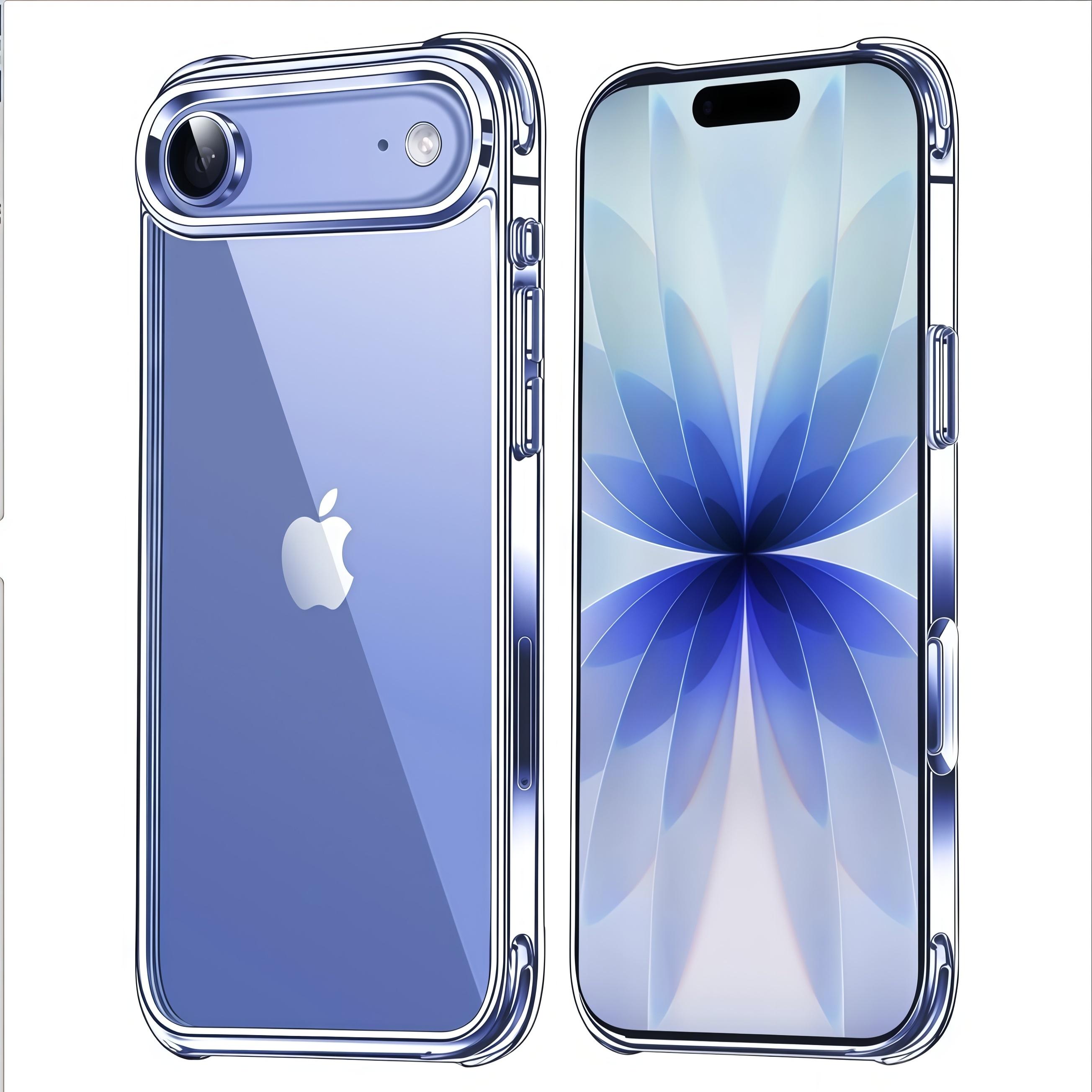 Прозрачный, не желтеющий, противоударный чехол из ТПУ для iphone Air - Кристально чистый iPhone Air прозрачный