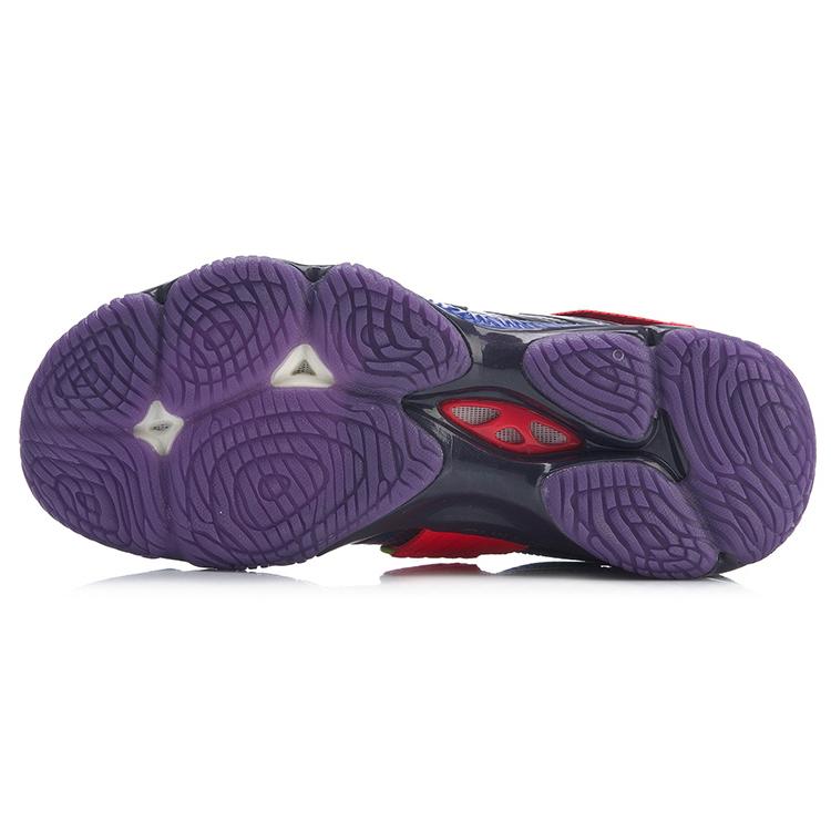Li Ning Ranger Cushioning Slip Resistant Abrasion Resistant High Top Badminton Shoes Men's AYAP015-4