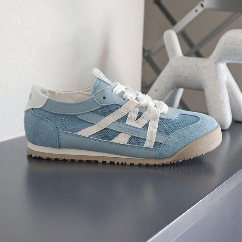 

Женские сетчатые весенне-летние сетчатые дышащие повседневные кеды для скейтборда тонкие розовые 40 синий