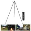Lagerfeuer Koch Dreibein Set Verstellbares Hänge Camping Dreibein für Outdoor Picknick Camping Kochen Hänger mit Aufbewahrungstasche