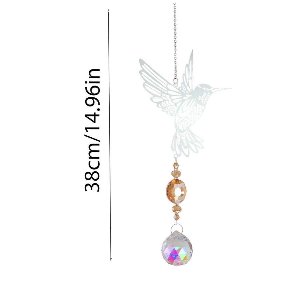 Crystal Sun Catcher Prisms Hanging Rainbow Chaser Window Wind Chime Tree of Life Home Decoration Car Art Hanging Pendant