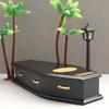 Miniature Coffin Wood Realistic Coffin for Girls 1/12 for Doll House Decor Micro Scene Furniture 1/6 Baby for Doll Accs