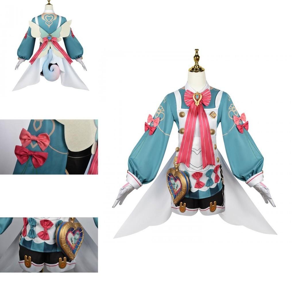 Original Sin- Higewen Cosplay Anime Game Costume Set Soft Fabric 2023 Summer Xs-xxxl