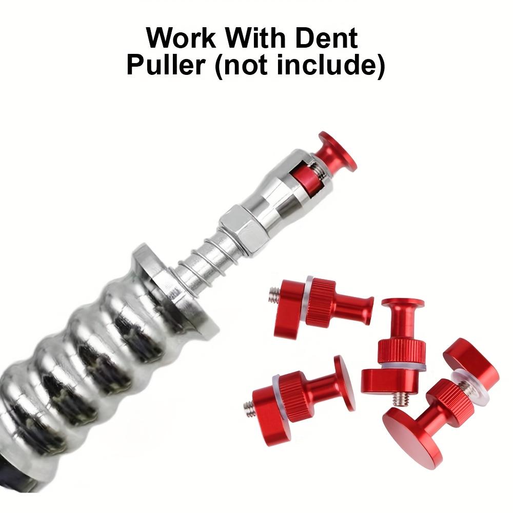 4Pcs Aluminum Alloy Glue Puller Tabs Hail Dent Slide Hammer Reuse Auto Body Repair Tool Paintless Hail Dent Removal Tool