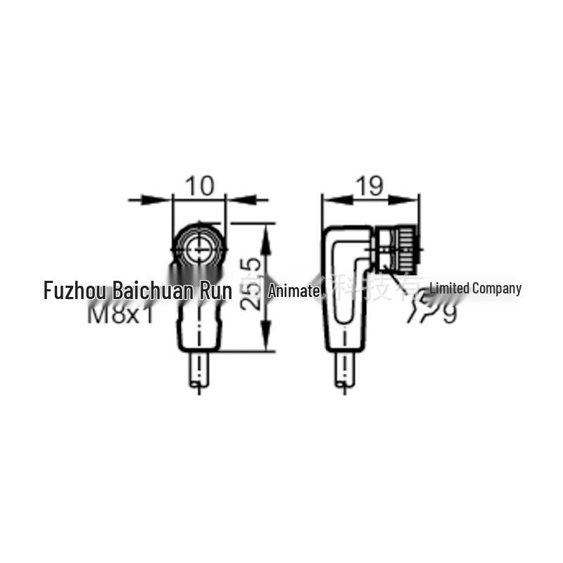EVC145/EVC146 IFM Sensor with Socket Connection Cable - New, Original, In Stock Inquiry EVC145