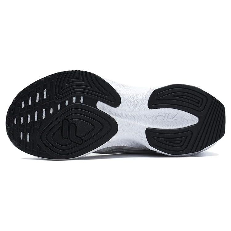 FILA Flow Comfortable Fabric Shock Absorption Wear-Resistant Lightweight Low-Top Running Shoes Women sneaker White A12W311105FWA