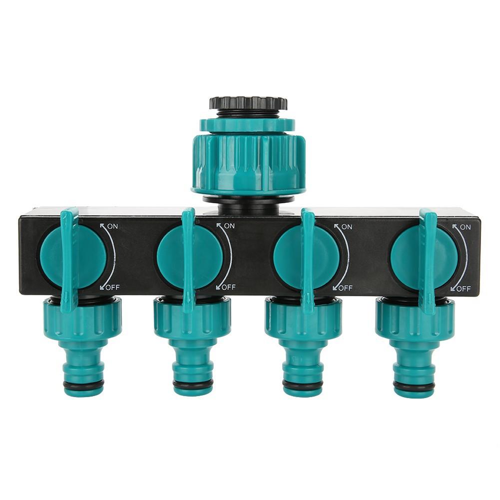 Faucet Connector Garden Accessories Water Distributor 4 Way Watering Supplies Irrigation Fittings Tool Hose Splitter System Home