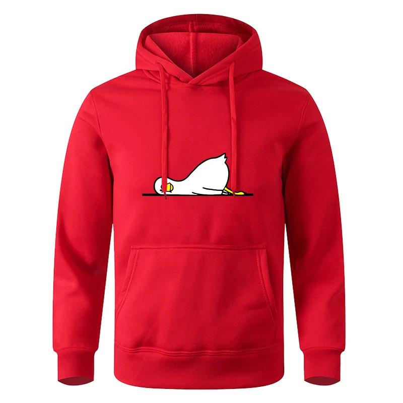 Men's Multi - Color Printed Pocket Sports Fitness Fashionable Casual Pullover Sweatshirt Hoodie