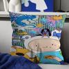 Adventure Time Con Finn Jake Copricuscini Cartone Animato Divano Decorativo Casa Stampa Double-sided Corto Peluche Carino Copricuscino