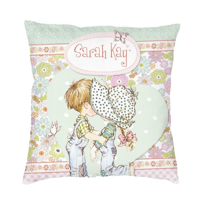 Sarah Kay Cartoon Animation Cushion Cover Sofa Decoration Square Throw Pillow Case 40x40