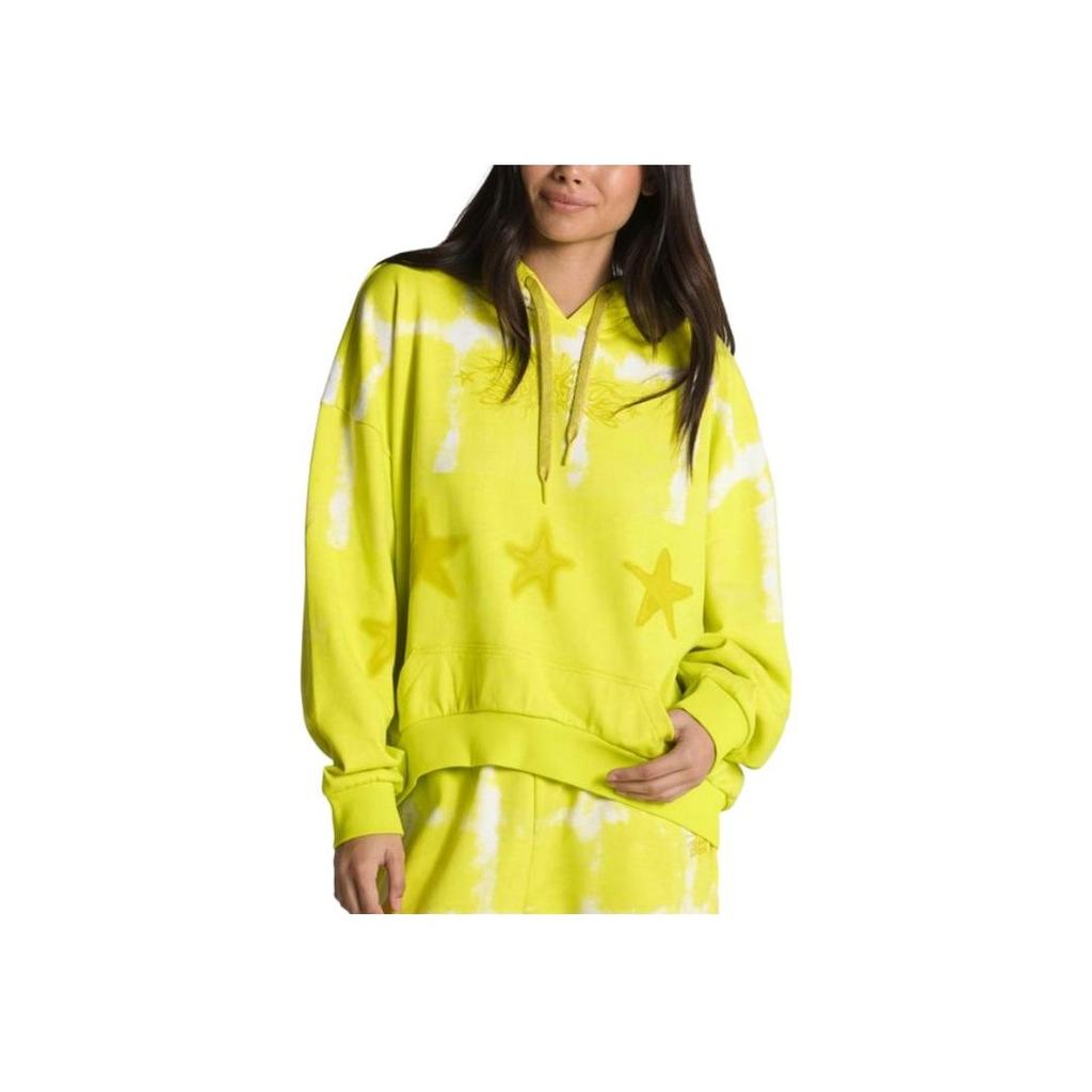 Vans Geometric Print Knit Drawstring Hoodie Unisex Hoodies Yellow VN00045MRHT