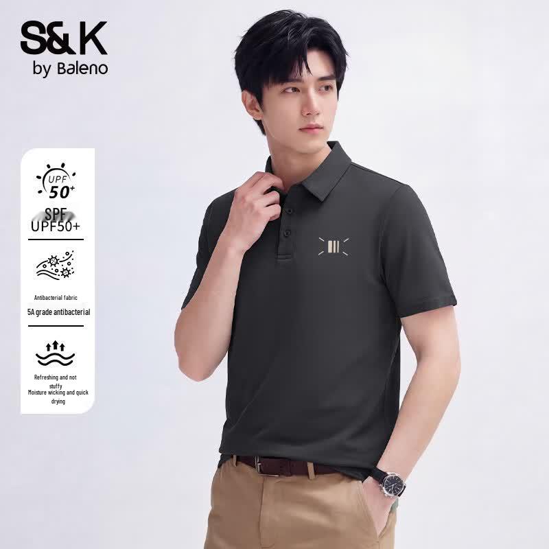 Baleno Men s SK Series Quick-Dry Polo Shirt M