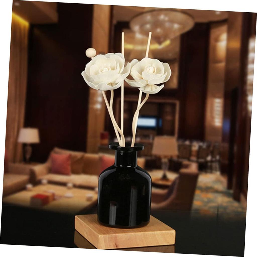 BESPORTBLE 8pcs Rattan Sola Flower Essential Oil Vines White Outfit Wood Appliques Floral Diffuser Wick Spa Perfume Beautiful Diffuser Flowers Wooden