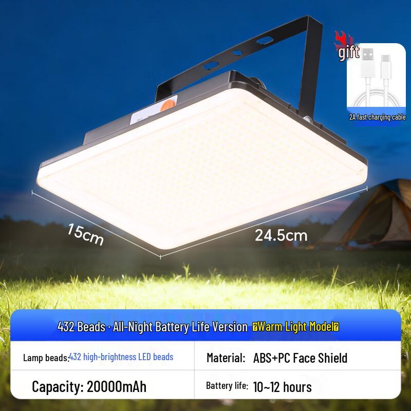 Lishi Portable Outdoor LED Camping and Stall Light