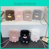 Plush Cartoon Shoulder Bag With Magnetic Closure For Daily Use