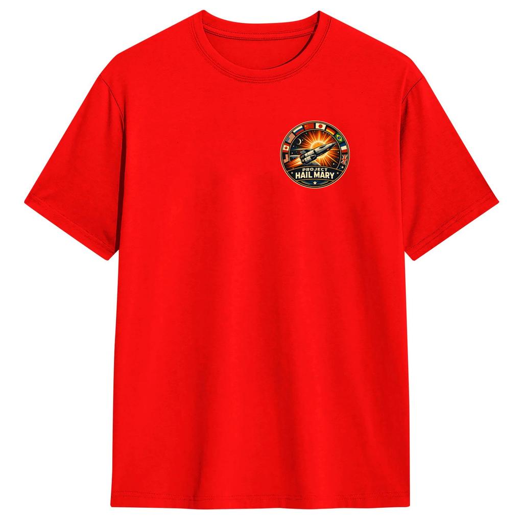 Vintage TShirt Summer Project Hail Mary Film Logo Fashion TShirts Cotton Tee Shirt for Unisex Y2K Classic Short Sleeve Tops