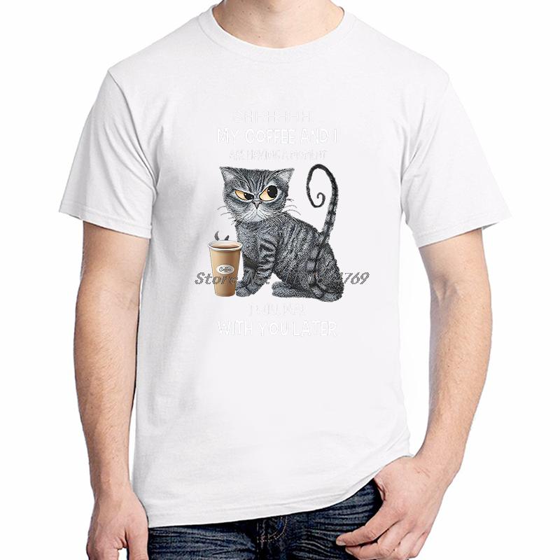 Fashion Printed Tshirt Cat Funny T Shirts Shirts Graphic Tee Tops Tshirt New Arrival Goods Cotton New Shirts And Tshirts