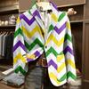 Men's Printed Corduroy Pocket Suit Jacket Cardigan Men's Casual Suit