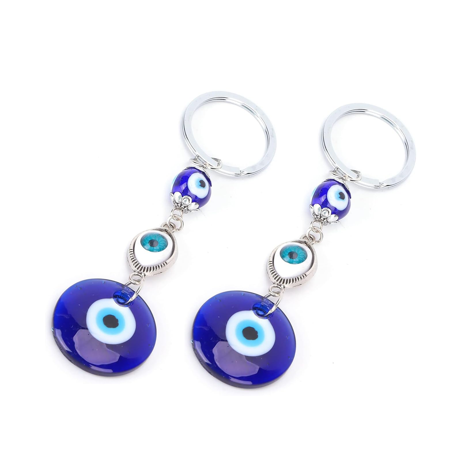 [AirAkl] Nazar Boncı Turkish Amulet Keychain 2-Pack