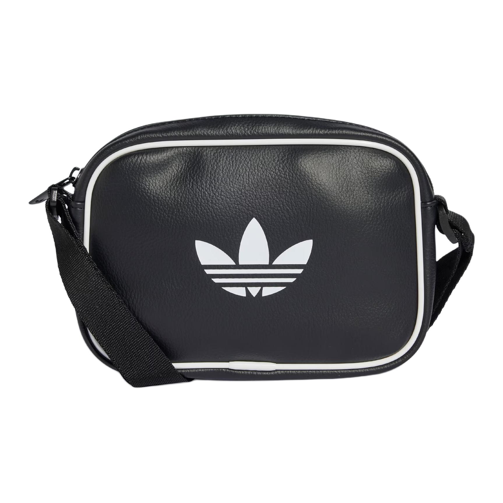 

Новая полиуретановая сумка через плечо Adidas Originals, сумка кросс-боди унисекс черная JX0230 19.1*4.6*13.0CM