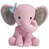 25 cm-es szürke elefánttal töltött plüssjátékok Kawaii Animals puha alvó, töltött párna baba plüss babaszobába, dekorációs ajándékok