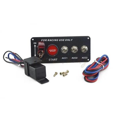 12V Ignition Switch Panel for Racing Car 5 In 1 Ignition Starter Switches with Engine Push Button