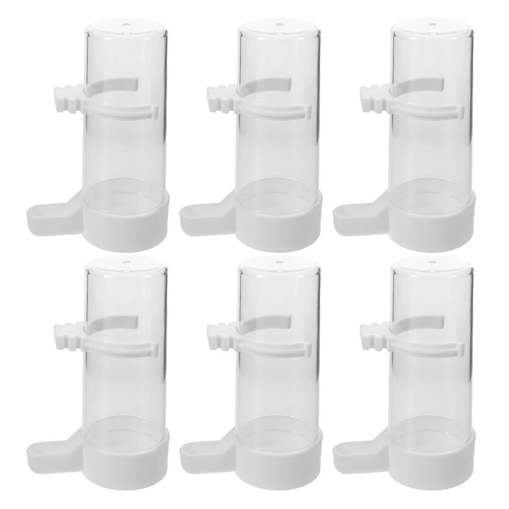 5Pcs Automatic Bird Water Dispenser 180Ml Leak Proof Hanging Water Bottle for Parrot Cockatiel Budgie Canary Finch Lovebird